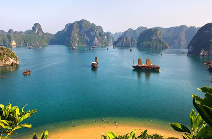 La baie d’Halong (Vietnam)