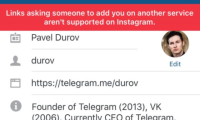 En bloquant Snapchat et Telegram dans Instagram, Facebook démontre qu’il n’aime pas ces services