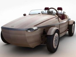 Une robe entièrement en bois pour le concept Setsuna de Toyota