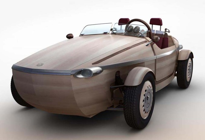 Une robe entièrement en bois pour le concept Setsuna de Toyota