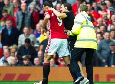 La rencontre d’Ibrahimovic avec son sosie fait la une des tabloïds britanniques