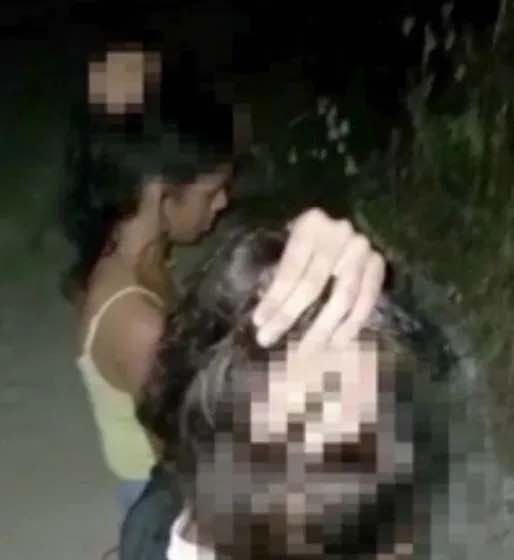 Les jeunes de 18 ans ont été forcés de s'agenouiller au sol avant d'être abattus d'une balle dans la tête au Brésil. Crédit : INSTAGRAM