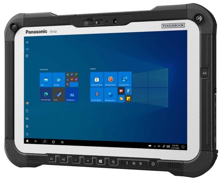 Le Toughbook G2 fonctionne à la fois en mode tablette et en mode ordinateur portable avec le clavier en option.